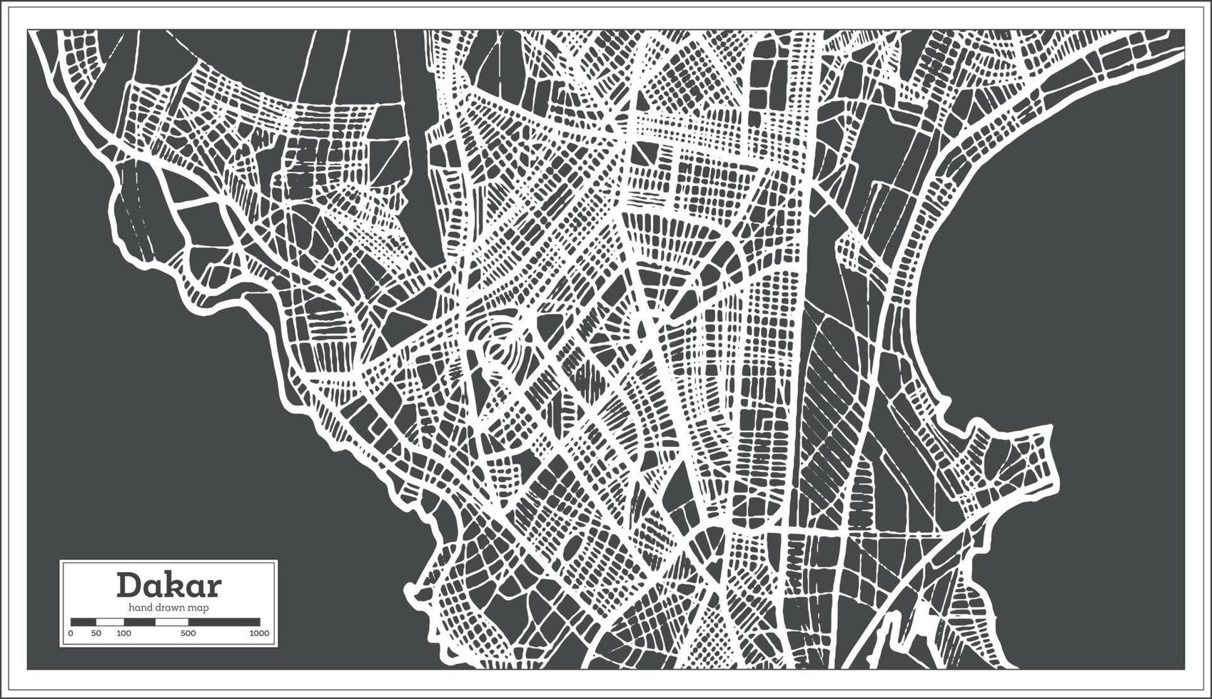 Map of Dakar Artistic Spots